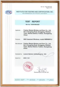 WANJIA-window-door-certification-profile-itc-standard-3