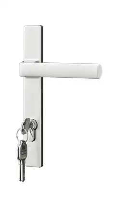 WANJIA window door K80 large entrance aluminum double casement doors hook handle lock type