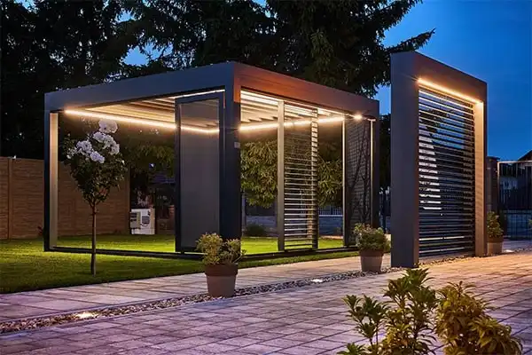 WANJIA window door explore pergola case project 4