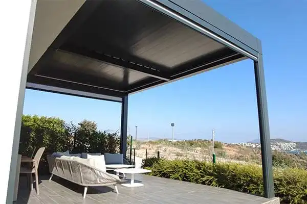 WANJIA window door explore pergola case project 7