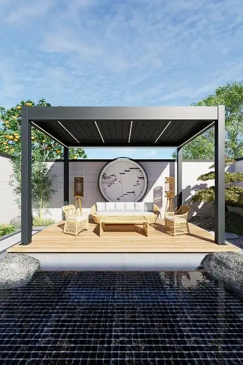 WANJIA window door explore pergola usage scenarios 1