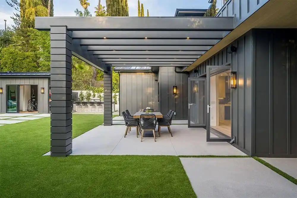 Everyday outdoor folding door