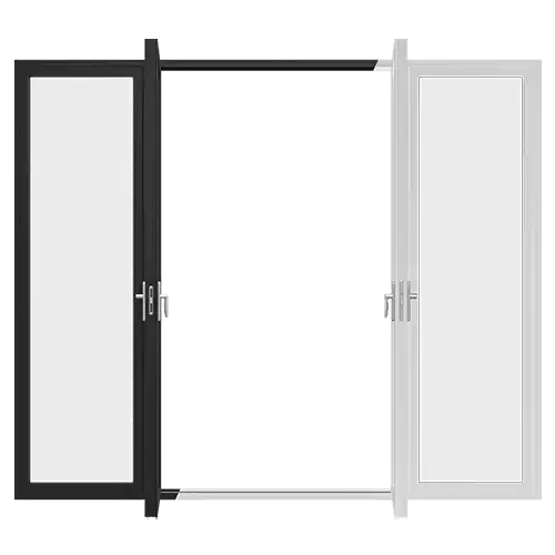 Black Folding Glass Doors