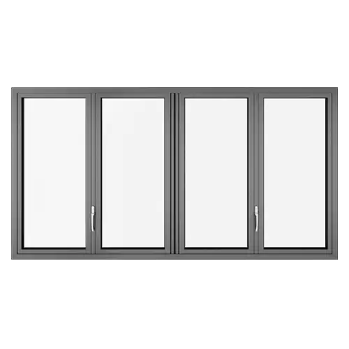 Folding window closed style