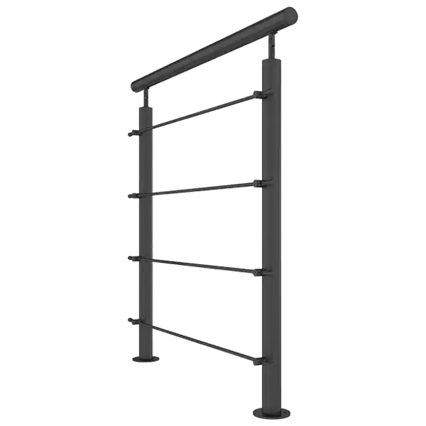 WANJIA window door explore handrail railing aluminum glass 10
