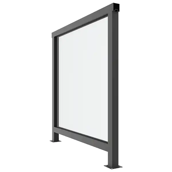 WANJIA window door explore handrail railing aluminum glass 5