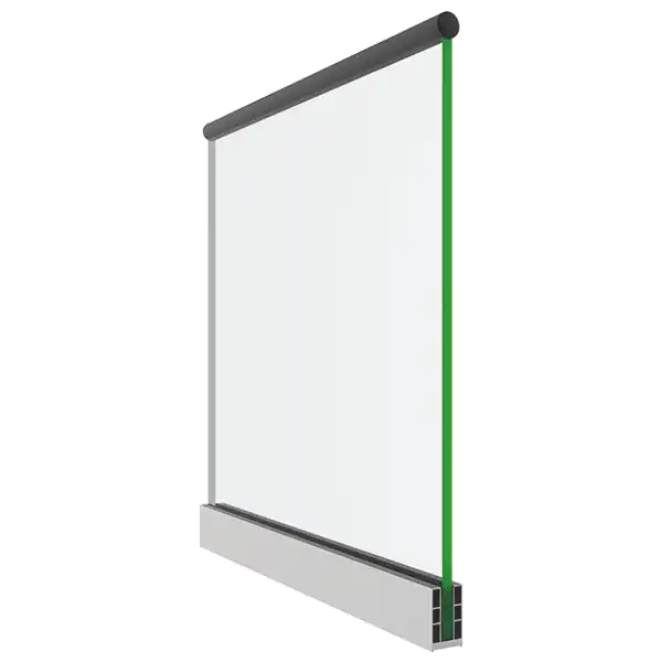 WANJIA window door explore handrail railing aluminum glass 8