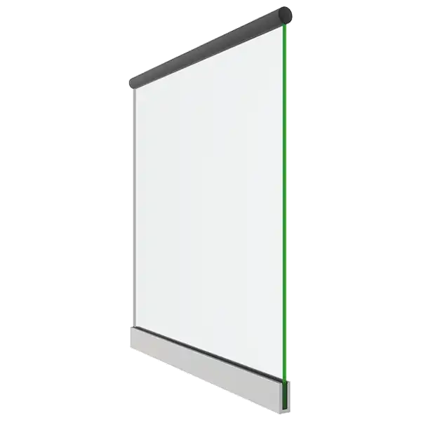 WANJIA window door explore handrail railing aluminum glass 9
