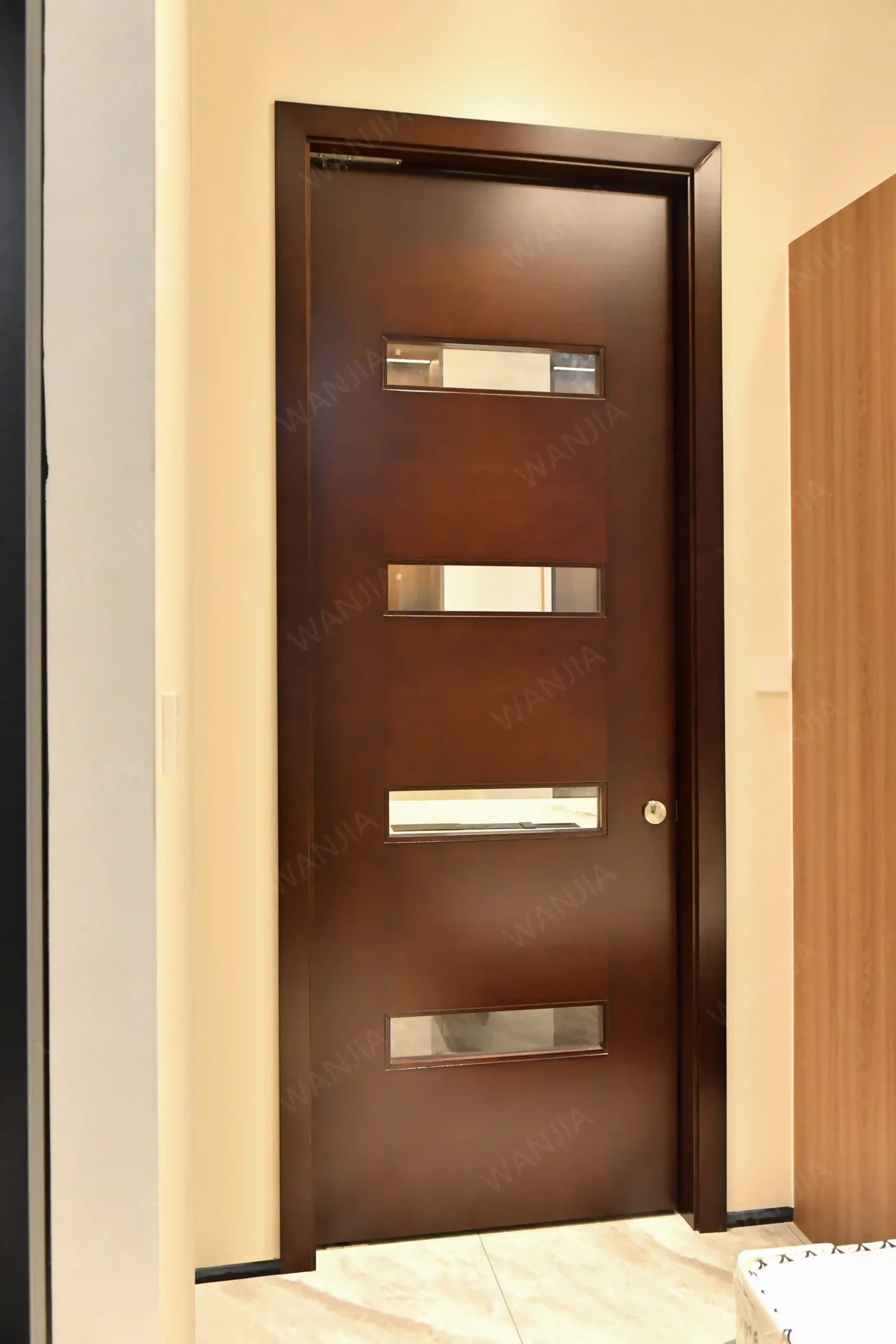 WANJIA-modern-solid-wood-entry-door-1
