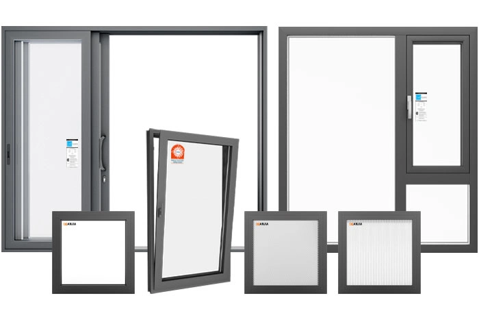 WANJIA window door products with certification
