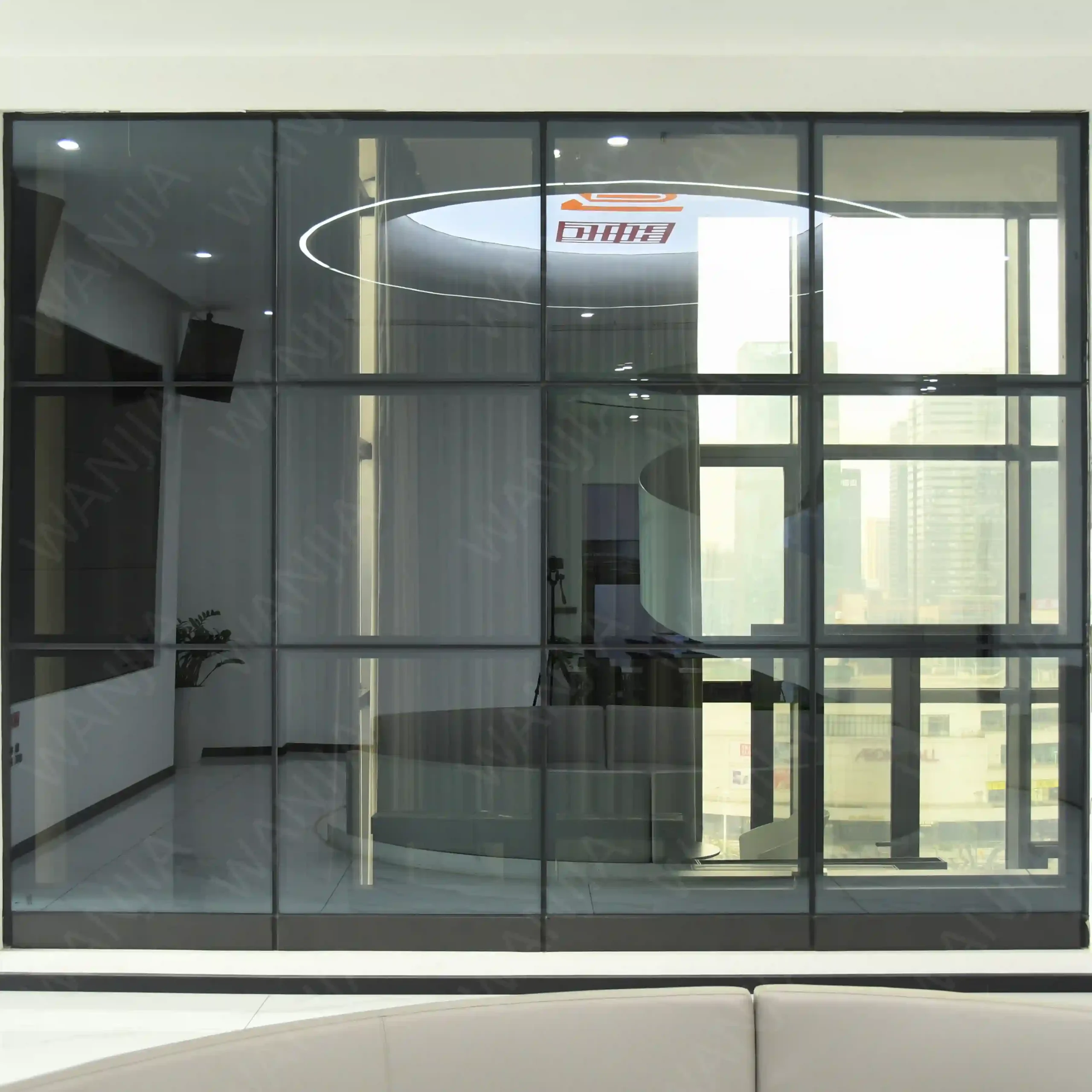 wanjia frameless curtain wall3