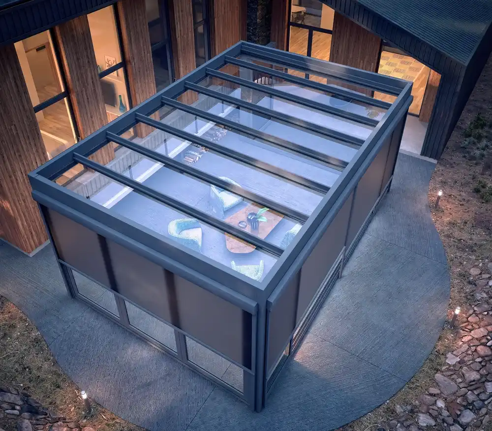 wanjia sunroom project after